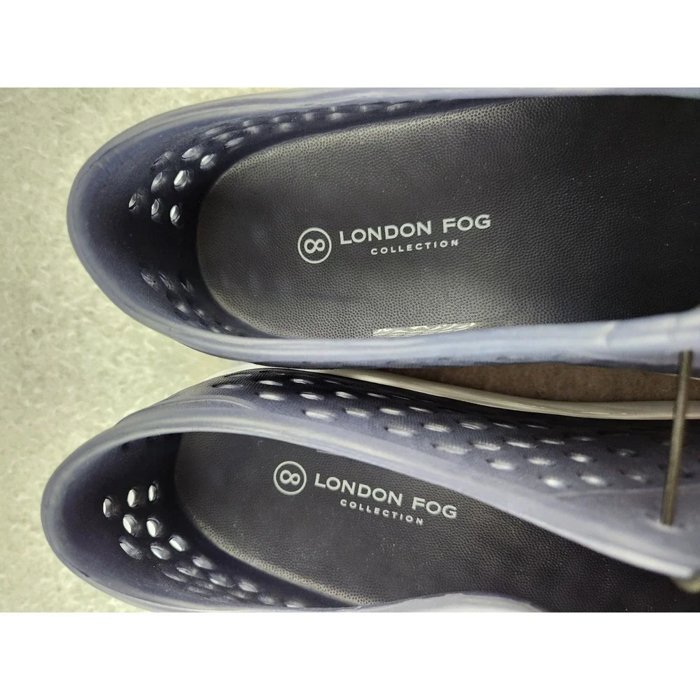 London Fog LFM-Bately Navy Blue CL30292M Perforated Athletic Casual Size 8 Mens